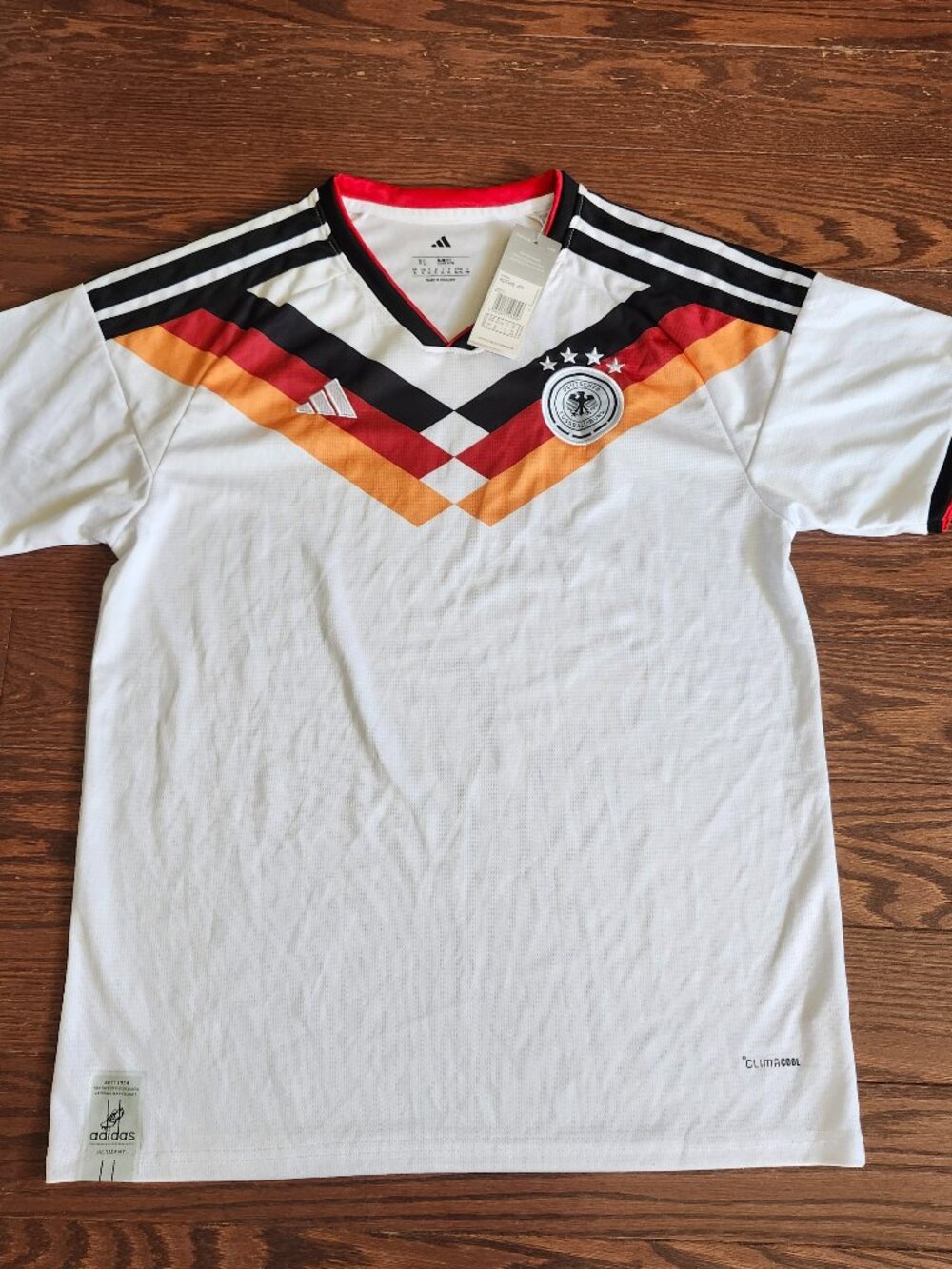 NWT Adidas Germany 26 Home Jersey SZ L